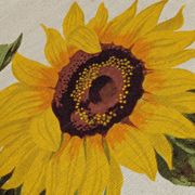 Vintage painting on linen "The Sunflowers" by Irmgard Gutsche 60s/70s