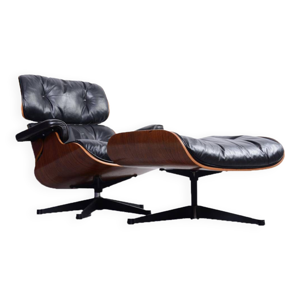 Lounge Chair et Ottoman de Charles et Ray Eames Édition Herman Miller