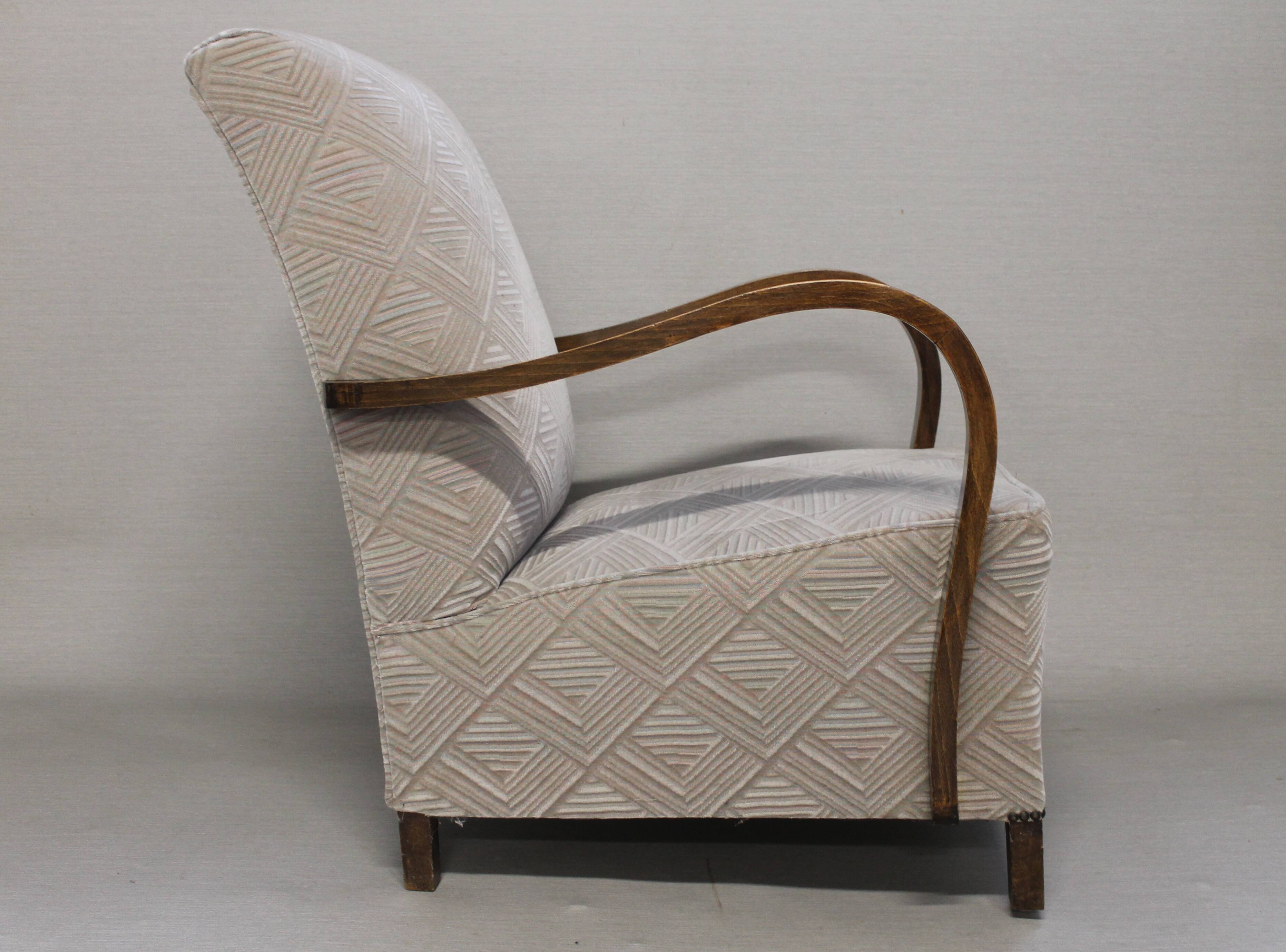 Paire de fauteuils Art deco
