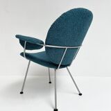 Reupholstered Trienale armchair by Willem Gispen for Kembo Rhenen