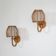 Rattan Wall Sconce (Pair)