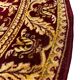 Round oriental-style rug 170cm