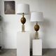 Pair of Philippe Barbier table lamps from the 70s