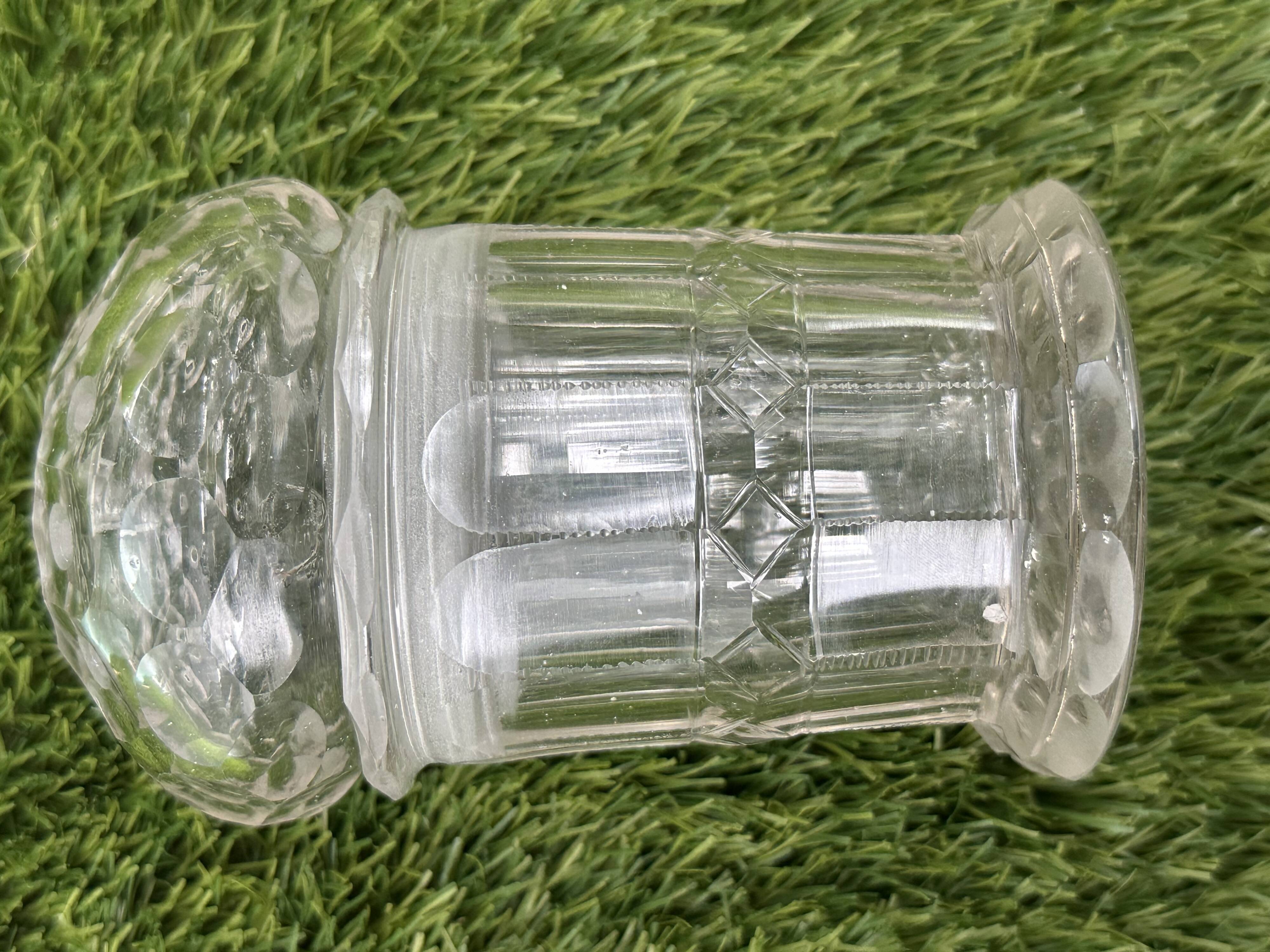 18th century crystal sugar shaker