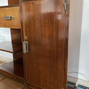 Petit meuble art deco acajou