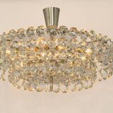 Lustre Bakalowits, Chrome and Crystal Glass, Austria, 1960s