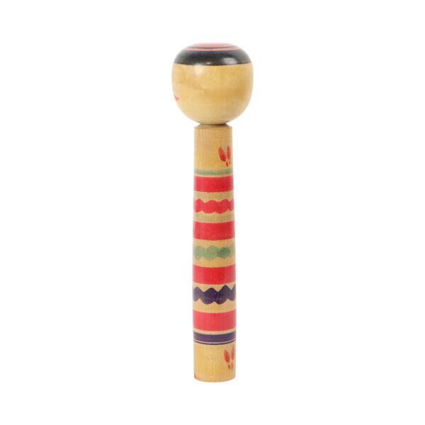 Grande poupée Kokeshi XL en bois massif Japon époque Showa 37 cm