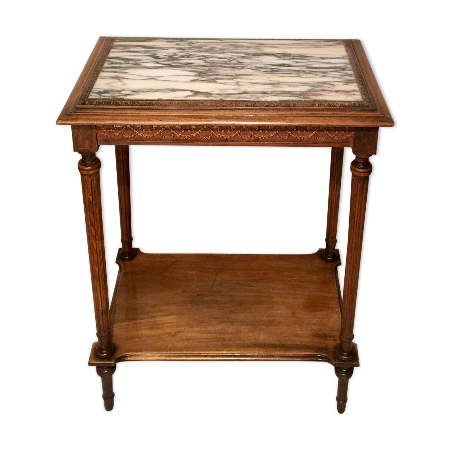 Table d’appoint style Louis XVI marbre