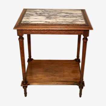 Louis XVI marble style side table