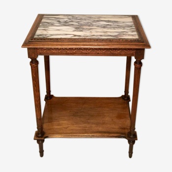 Table d’appoint style Louis XVI marbre