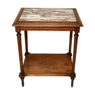Louis XVI marble style side table