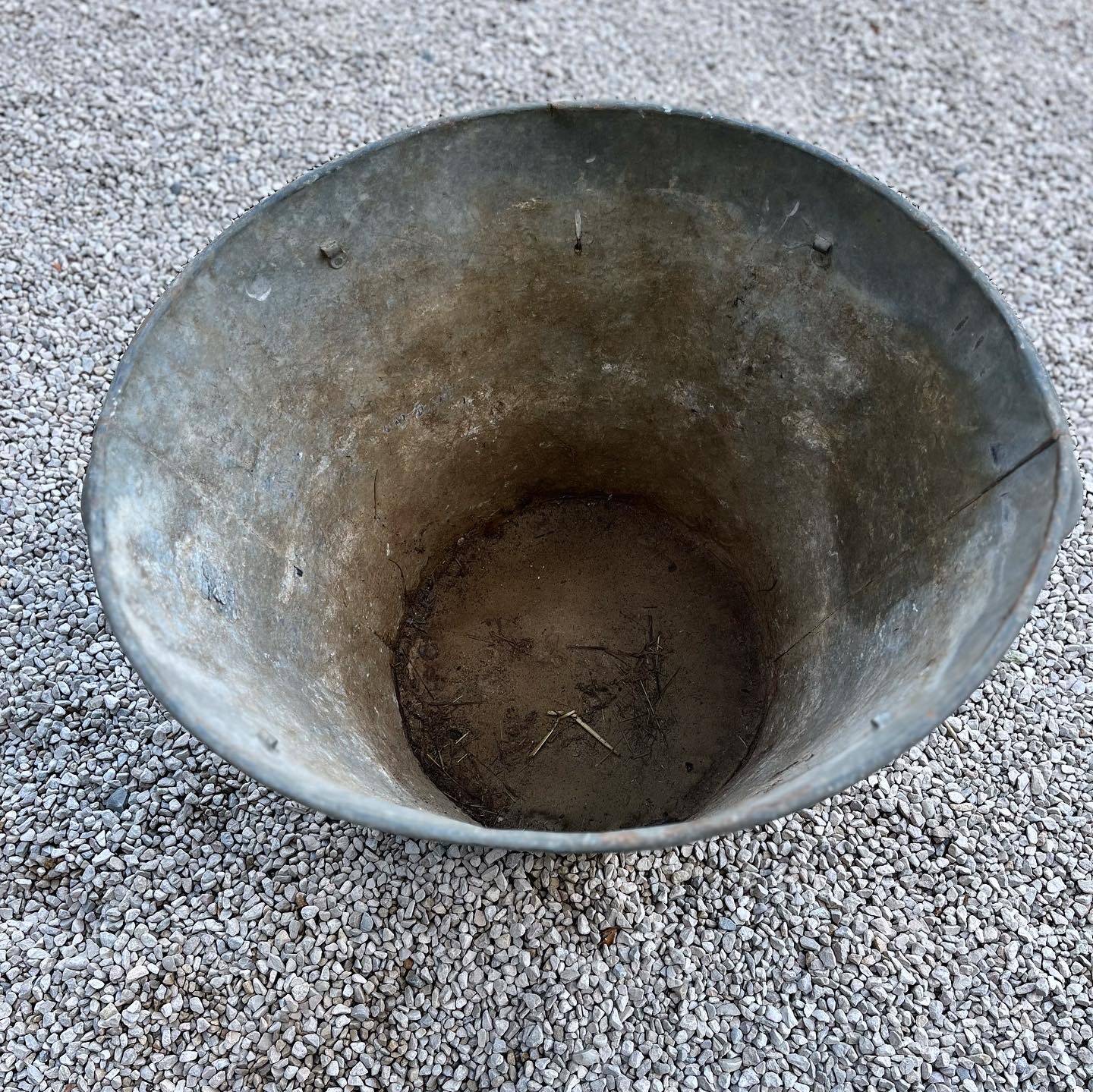 Large zinc basin 1930/40