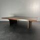 Low Japandi bamboo wabi sabi coffee table by Axel Vervoordt, Belgium 1980s