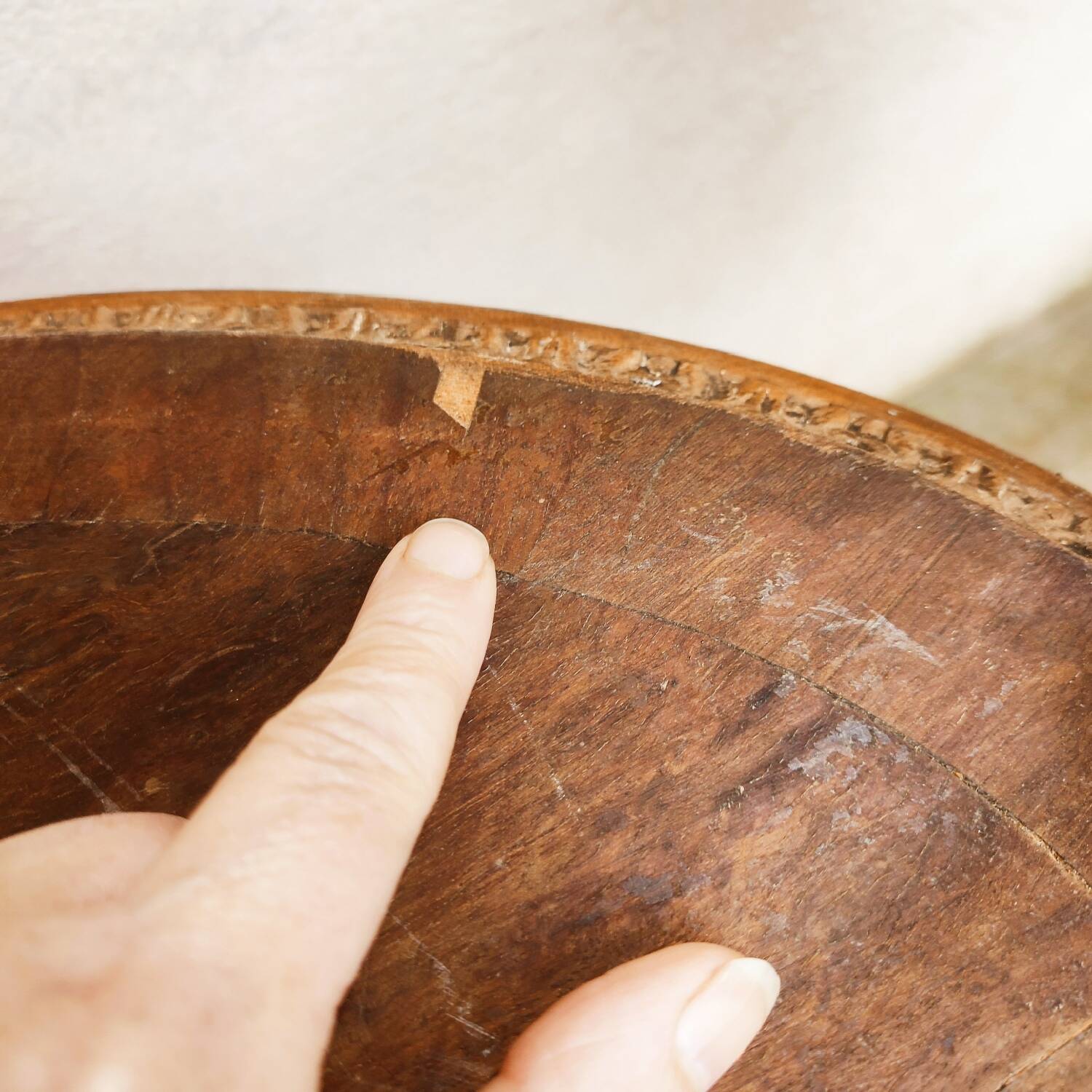 Table basse ovale baroque