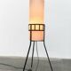 Lampadaire trépied fusée de la RDA de l'Allemagne de l'Est du milieu du siècle par Leuchtenbau Saller, années 1960