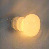 Lampe verre 70s vintage space age art déco