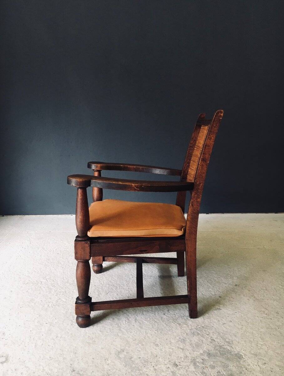 Mid-Century Modernist Armchairs in the style of Francis Jourdain, France, 1940s, Set of 2