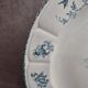 Large round earthenware dish Clairefontaine model Pompadour 33 cm