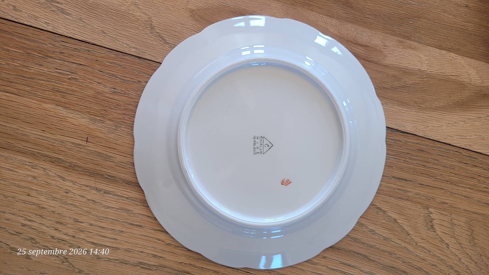 5 dessert plates in Polish porcelain