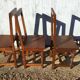 3 chaises lorraine + banc