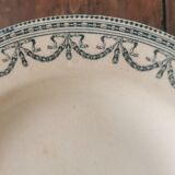 Serving of 6 plates in iron earth, Salins