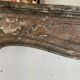 Louis XV style fireplace in red breche marble 19th century