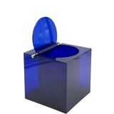 Space age blue plastic Ice Bucket, Studio Opi, Cini & Nils Italy, ca. 1970s