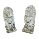 Vintage stone garden lions xxeme