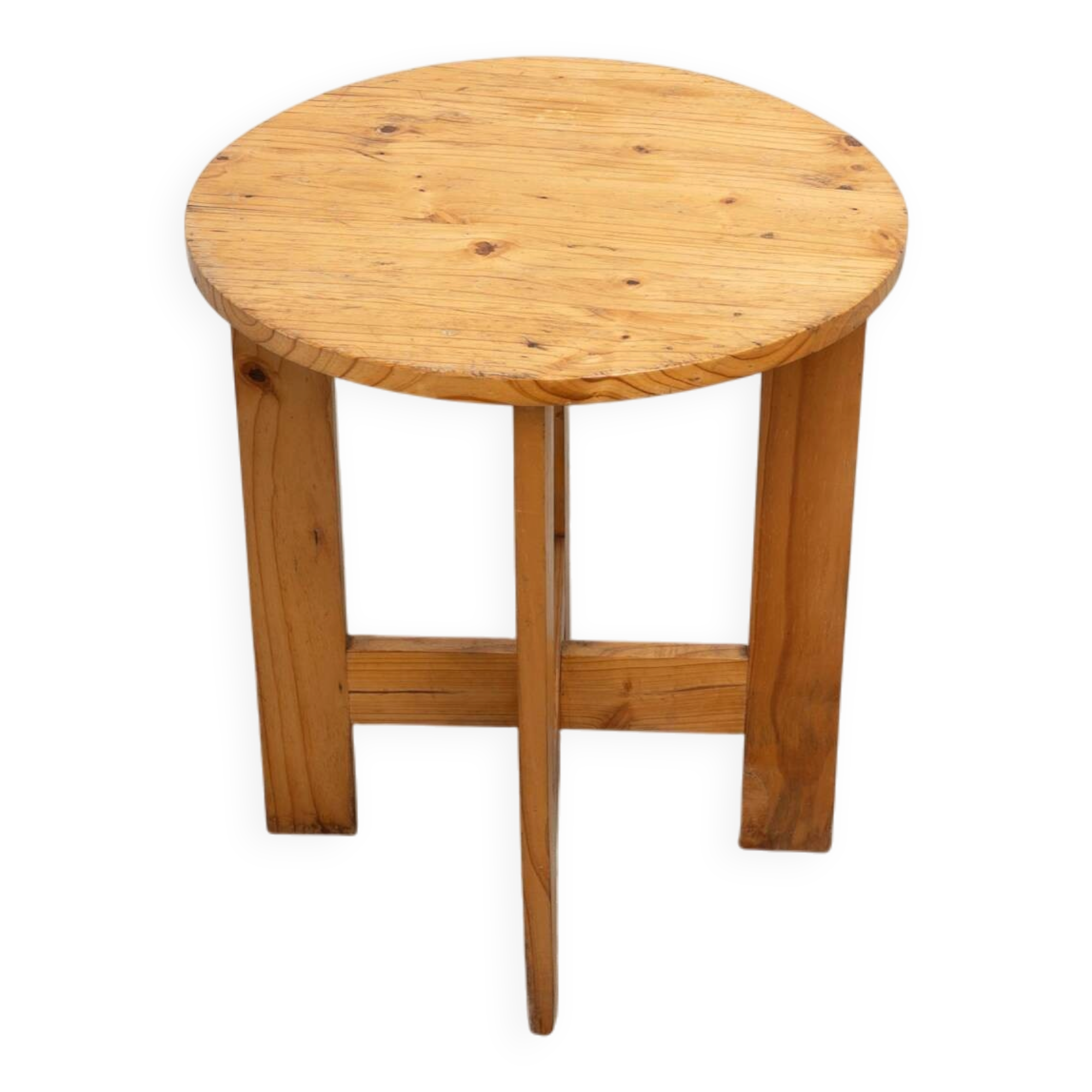 French pine side table