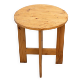 French pine side table
