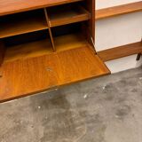 Vintage Scandinavian Teak Wall Unit by Poul Cadovius for Royal System, Cope