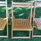 Series of 3 folding chairs