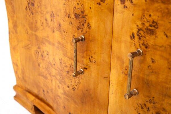 Art Deco chest of drawers from the 1940s, Poland.