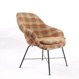 Fauteuil mid-century en fibre de verre 1960s