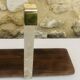 Vintage wall shelf, hanging, metal and wood