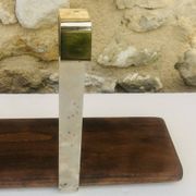 Vintage wall shelf, hanging, metal and wood