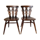 Paire de chaises en bois "Ercol"