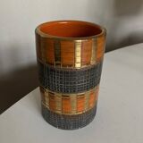 Seta series vase by Aldo Londi for Bitossi sgraffitto 1950 Italy