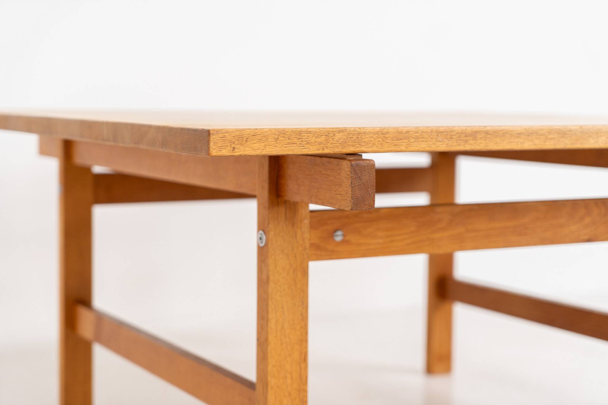 Table basse en chêne par Hans J. Wegner pour Andreas Tuck