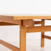 Table basse en chêne par Hans J. Wegner pour Andreas Tuck