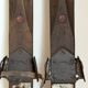 Pair of vintage wooden skis 184cm