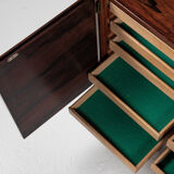 Midcentury Danish sideboard with 6 doors in rosewood 1960s