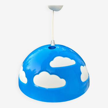 Suspension Skojig IKEA bleue nuage