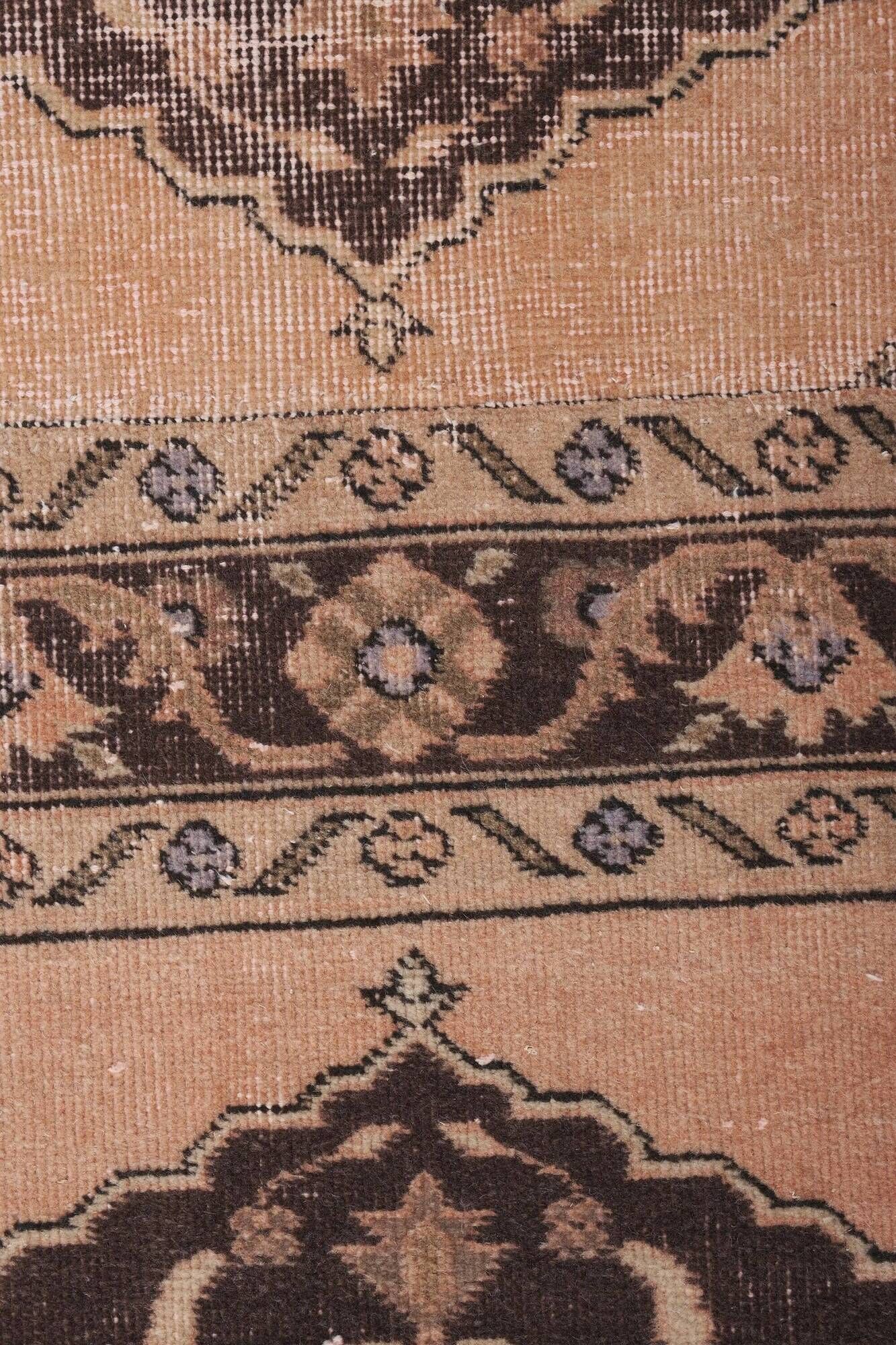 Vintage Turkish hallway rug 81x722 cm