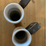 Pots de chocolatière de bistrot, fin XIXe siècle