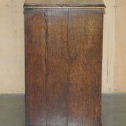 Victorian oak commode finely carved.