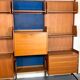 Mid-Century Modern modular wood bookcase from 50s