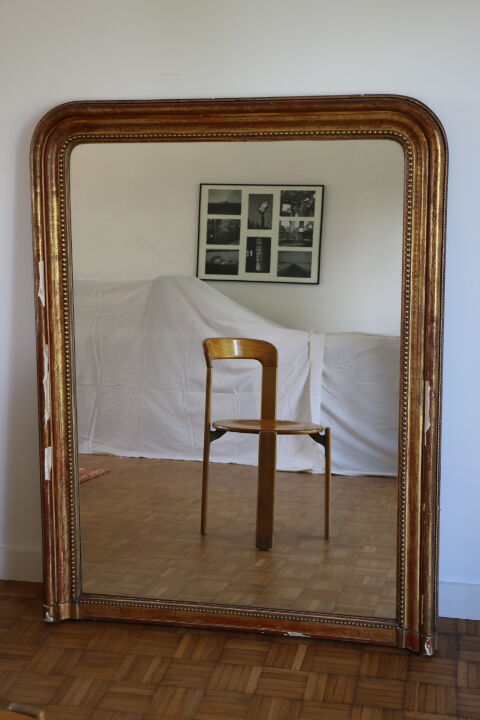 Miroir doré ancien