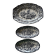 Luneville earthenware plates and dishes
