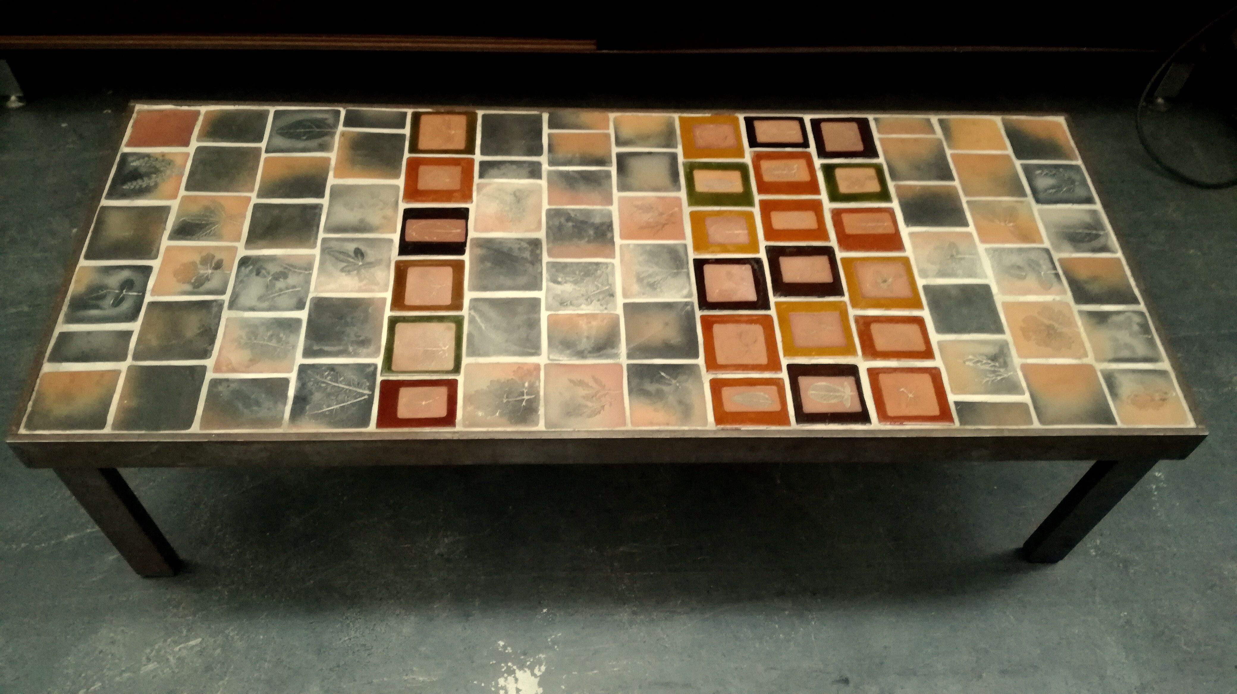 1950 Roger Capron ceramic coffee table